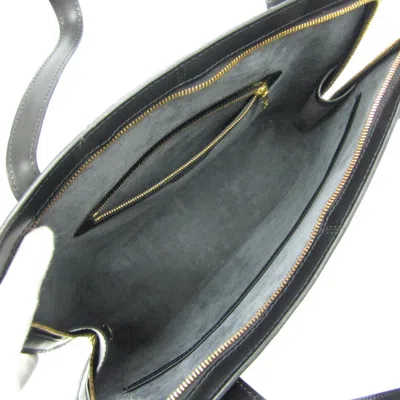 Pre-owned Louis Vuitton Lussac Black Leather Shoulder Bag ()