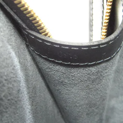 Pre-owned Louis Vuitton Lussac Black Leather Shoulder Bag ()