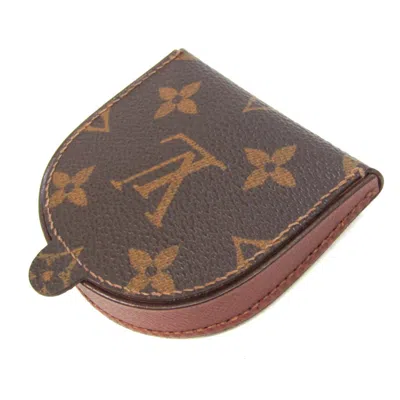 Pre-owned Louis Vuitton Porte Monnai Cuvette Brown Canvas Wallet  ()