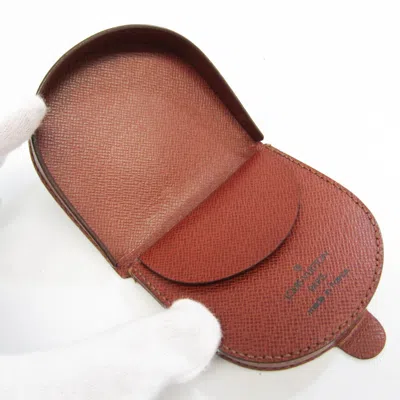 Pre-owned Louis Vuitton Porte Monnai Cuvette Brown Canvas Wallet  ()