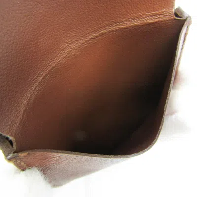 Pre-owned Louis Vuitton Porte Monnai Cuvette Brown Canvas Wallet  ()