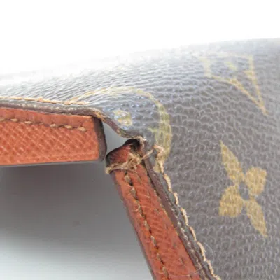 Pre-owned Louis Vuitton Porte Monnai Cuvette Brown Canvas Wallet  ()