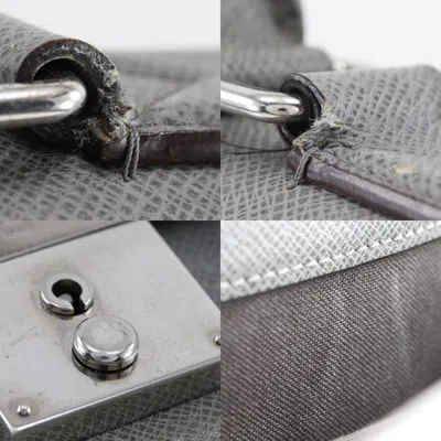 Pre-owned Louis Vuitton Robusto Grey Leather Briefcase Bag ()