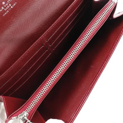 Pre-owned Louis Vuitton Sarah Red Leather Wallet  ()