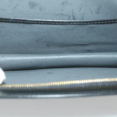 Pre-owned Louis Vuitton Trousse Pochette Black Leather Clutch Bag ()