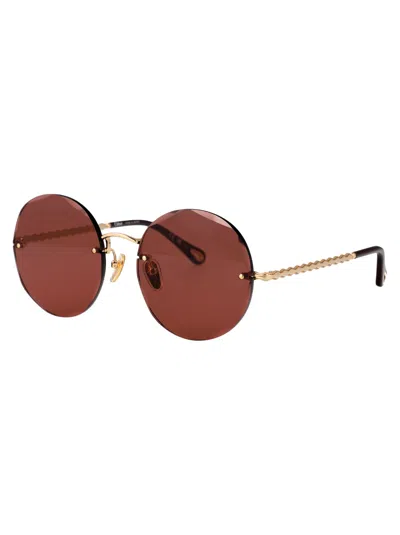 Chloé Chloe Rimless Sunglasses Ch0254 S 002