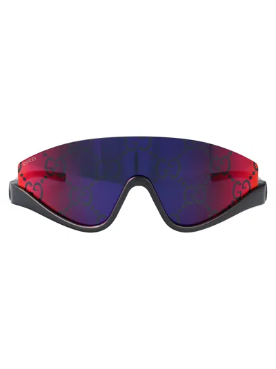 Gucci Eyewear Shield Frame Sunglasses