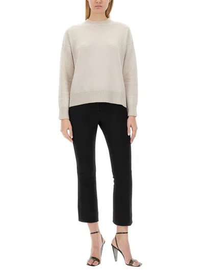 S Max Mara Jersey "venice" In Powder