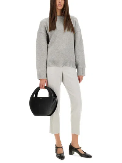 Theory Oversized Wool & Cashmere Blend Shirt In Grey