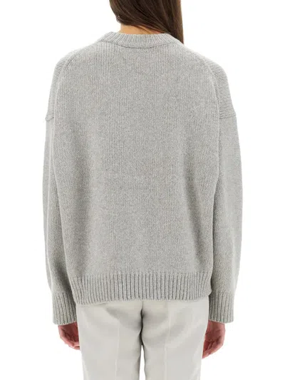 Shop Theory Oversize Shirt In Grey