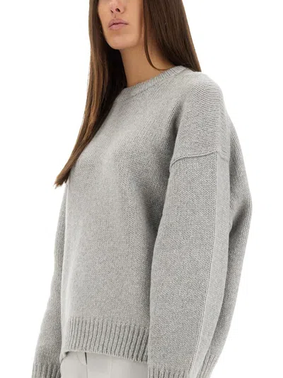 Theory Oversized Wool & Cashmere Blend Shirt In Grey