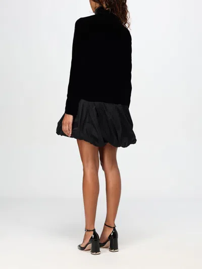 Max Mara Pianoforte Dress Woman Black Women In Black