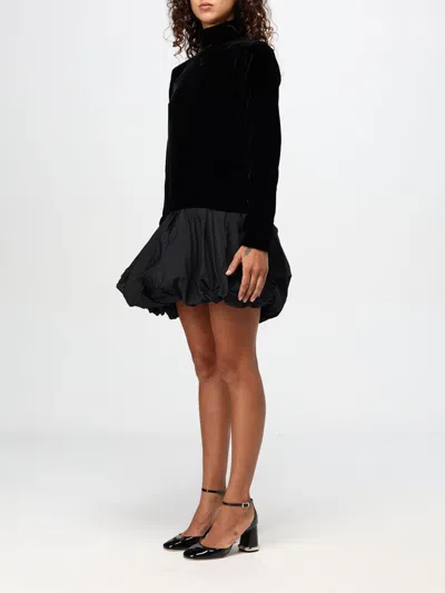 Max Mara Pianoforte Dress Woman Black Women In Black