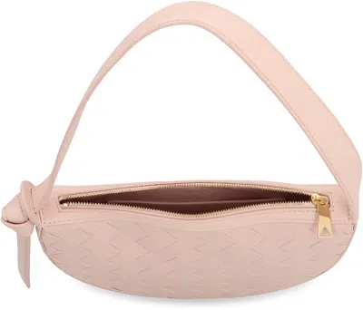 Bottega Veneta Knot Detail Mini Sunrise Bag In Pink