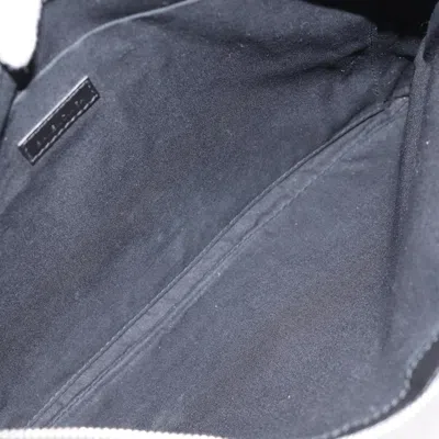 Pre-owned Balenciaga Navy Pouch Beige Canvas Clutch Bag ()