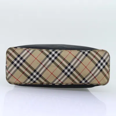 Pre-owned Burberry Blue Label Black Canvas Shoulder Bag ()