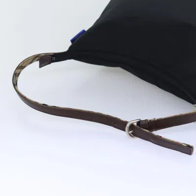 Pre-owned Burberry Blue Label Black Canvas Shoulder Bag ()