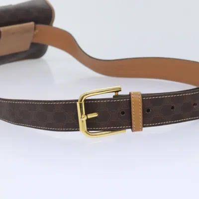 Pre-owned Celine Céline Brown Canvas Shoulder Bag ()