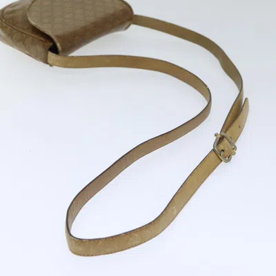 Pre-owned Celine Céline Triomphe Beige Canvas Shoulder Bag ()