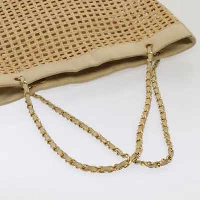 Pre-owned Chanel Triple Coco Beige Suede Tote Bag ()