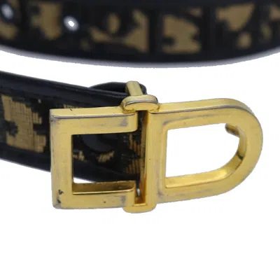 Pre-owned Dior Navy Canvas Belt  ()