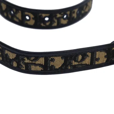 Pre-owned Dior Navy Canvas Belt  ()
