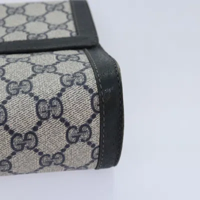 Pre-owned Gucci Navy Canvas Clutch Bag ()