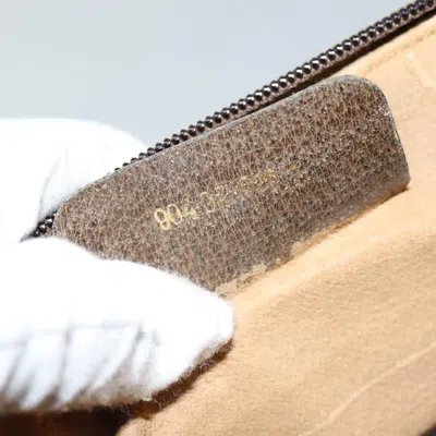 Pre-owned Gucci Ophidia Beige Canvas Shoulder Bag ()