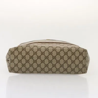 Pre-owned Gucci Sherry Beige Canvas Tote Bag ()