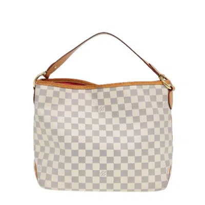 Pre-owned Louis Vuitton Delightful Grey Canvas Shoulder Bag ()