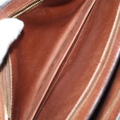 Pre-owned Louis Vuitton Enghien Brown Canvas Shoulder Bag ()