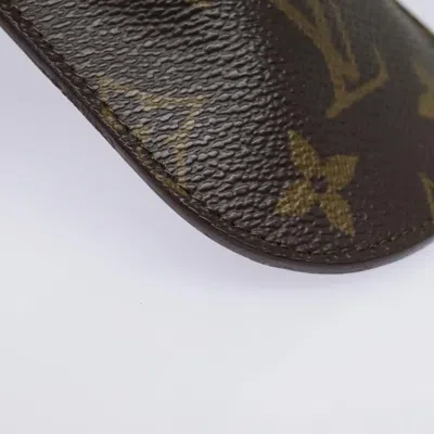 Pre-owned Louis Vuitton Etui À Lunettes Brown Canvas Wallet  ()