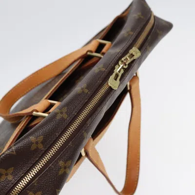 Pre-owned Louis Vuitton Porte Documents Brown Canvas Briefcase Bag ()