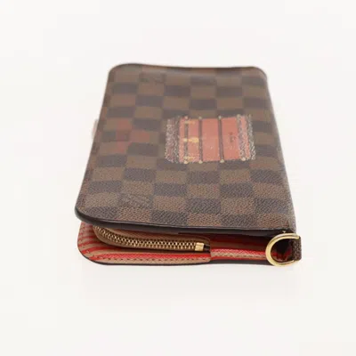 Pre-owned Louis Vuitton Portefeuille Insolite Brown Canvas Wallet  ()