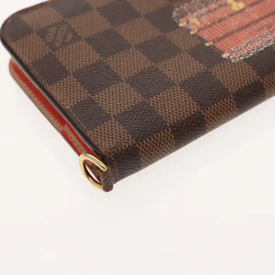 Pre-owned Louis Vuitton Portefeuille Insolite Brown Canvas Wallet  ()