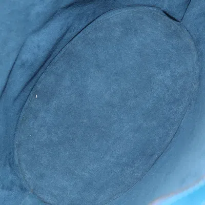 Pre-owned Louis Vuitton Saint Jacques Blue Leather Shoulder Bag ()