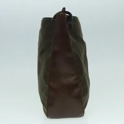 Pre-owned Prada Re-nylon Khaki Synthetic Shoulder Bag ()