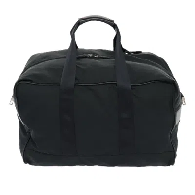Pre-owned Prada Tessuto Black Synthetic Travel Bag ()