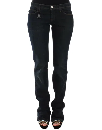 Costume National Chic Blue Slim Fit Denim Delight In Blue