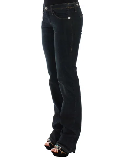 Costume National Chic Blue Slim Fit Denim Delight In Blue