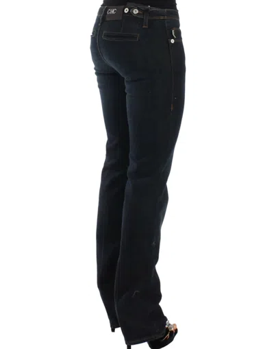 Costume National Chic Blue Slim Fit Denim Delight In Blue