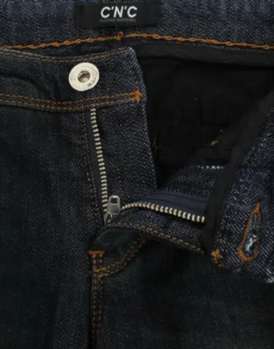 Costume National Chic Blue Slim Fit Denim Delight In Blue