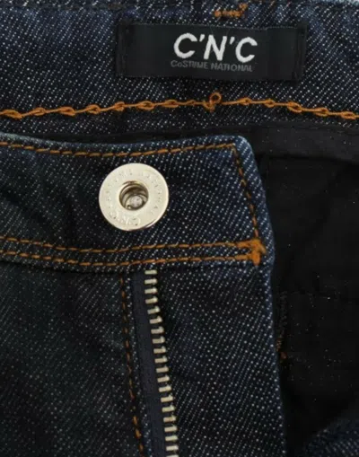 Costume National Chic Blue Slim Fit Denim Delight In Blue