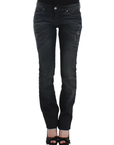 Costume National Chic Superskinny Blue Denim Jeans In Blue