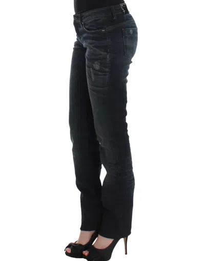 Costume National Chic Superskinny Blue Denim Jeans In Blue