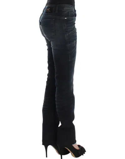 Costume National Chic Superskinny Blue Denim Jeans In Blue