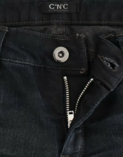 Costume National Chic Superskinny Blue Denim Jeans In Blue