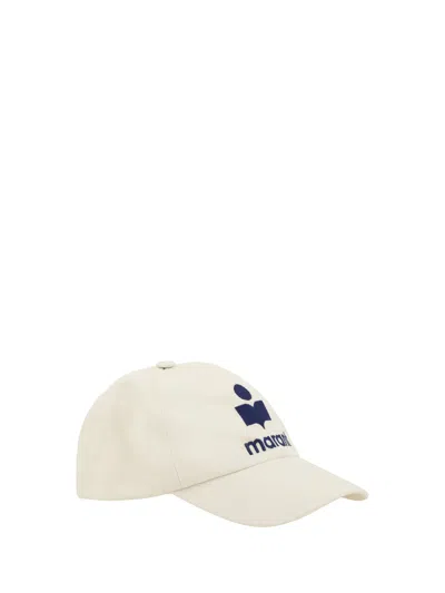 Isabel Marant Cotton Tyron Baseball Hat With Curved Brim In Multicolor