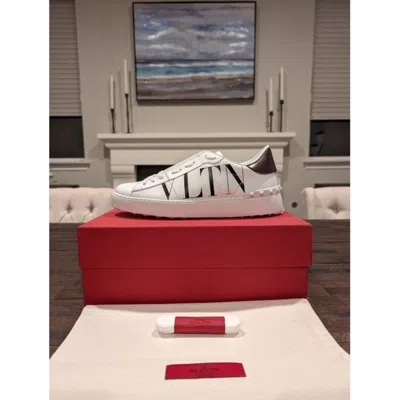 Valentino Garavani Women White/ Black Garavani Vltn Open Sneakers In White