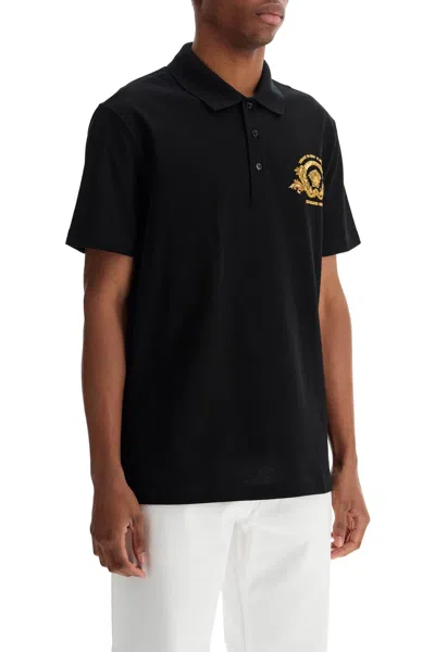 VERSACE VERSACE SHORT-SLEEVED POLO SHIRT WITH MEN 